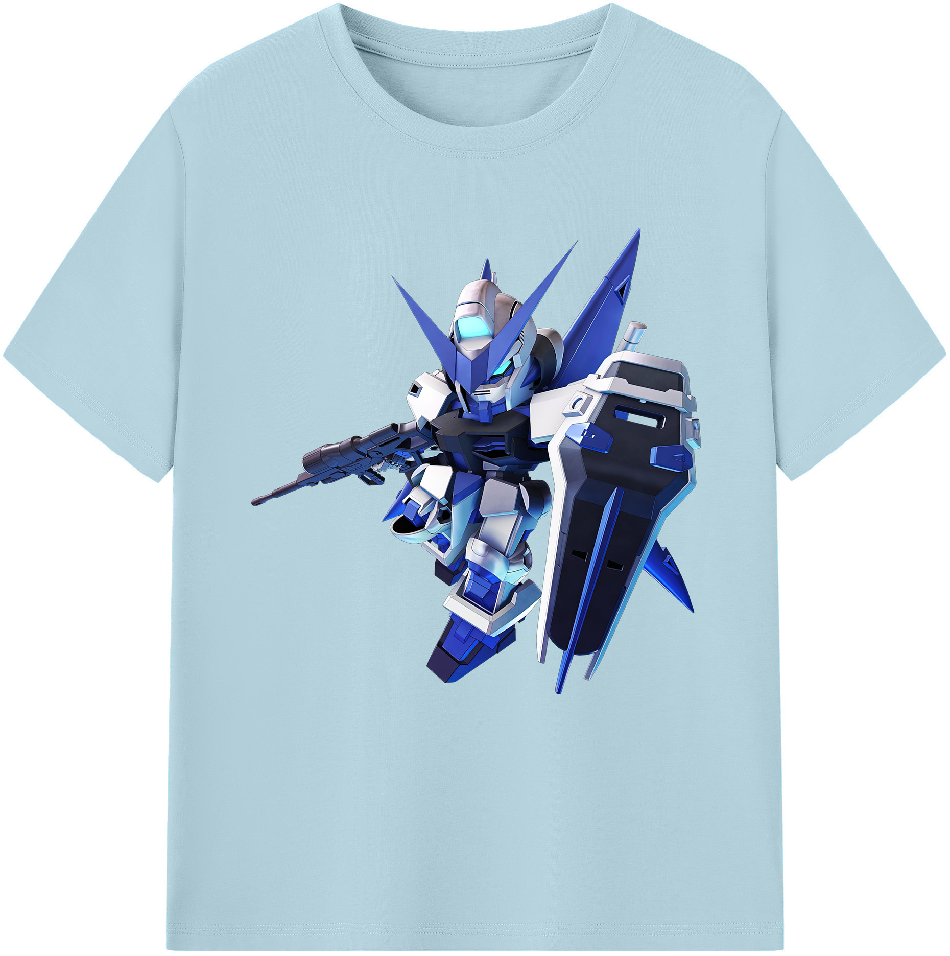 （画像用） 機動戦士ガンダム Mobile Suit Gundam 綿100％半袖Tシャツ（フロントプリント）